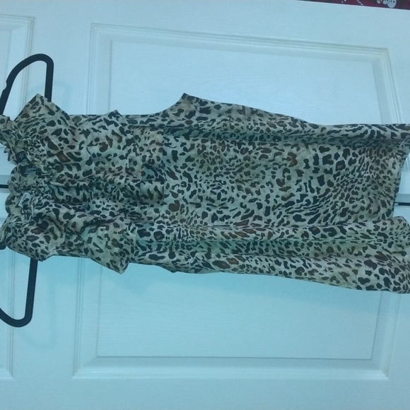 Essentials by Milano women's animal pattern sleeveless top SZ XL NWoT - Picture 5 of 17